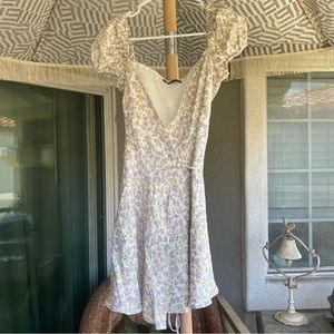 NWOT Zara Floral Wrap Dress